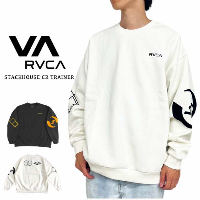 【2024年秋冬新作】RVCA ルーカ STACKHOUSE CR トレーナー オーバーサイズ スウェット メンズ レディース ストリート サーフ スケートボ