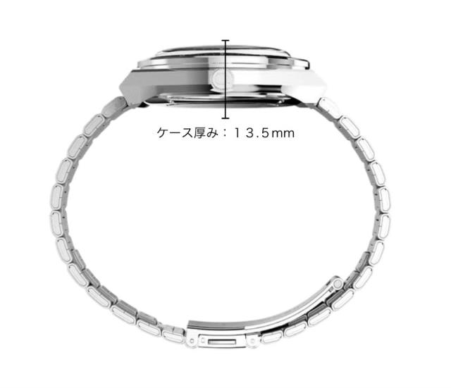 TIMEX タイメックス Q TIMEX x NASA コラボ 腕時計 クォーツ アナログウォッチ 50m防水 アポロ17号 ナサ 万能 ウォッチ エレガント 紳士 冠婚葬祭 メンズ レディース ギフト プレゼント 定番 TW2Y56700_4
