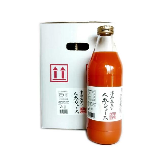 人参ジュース にんじんジュース 1L×6本 津南高原 新潟魚沼産 にんじんの通販は