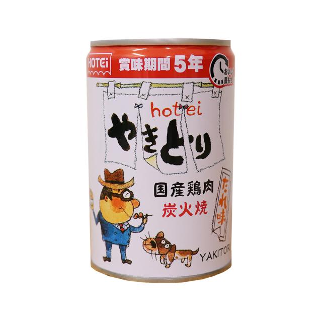 やきとり たれ味 260g×24個 缶詰 ホテイフーズ 国産鶏肉 5年保存 備蓄