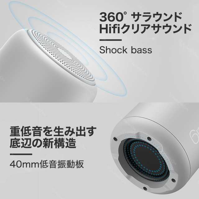 sanag Bluetoothスピーカー X6S スカイブルー - スピーカー