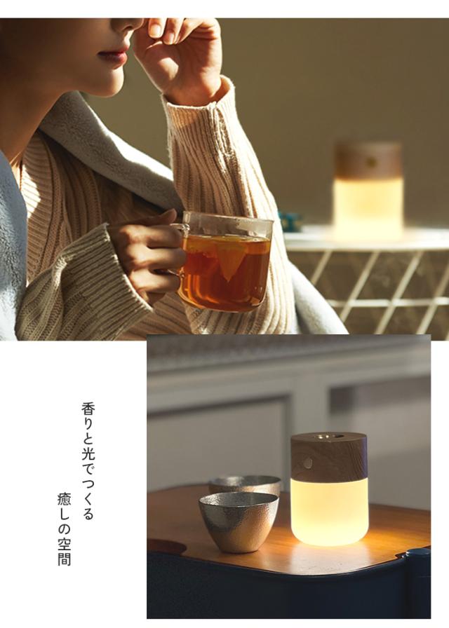 アロマグッズ NMN600 nanum 車載 多機能 アロマディフューザー 水を使わない ファン式