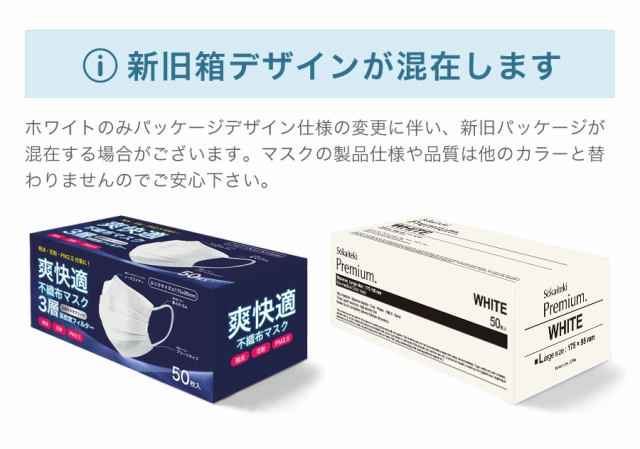 マスク 不織布 不織布マスク カラー 爽快適マスク 日本 企画 使い捨てマスク 200枚 50枚×4箱 オメガプリーツ 立体 3D チークマスク チー