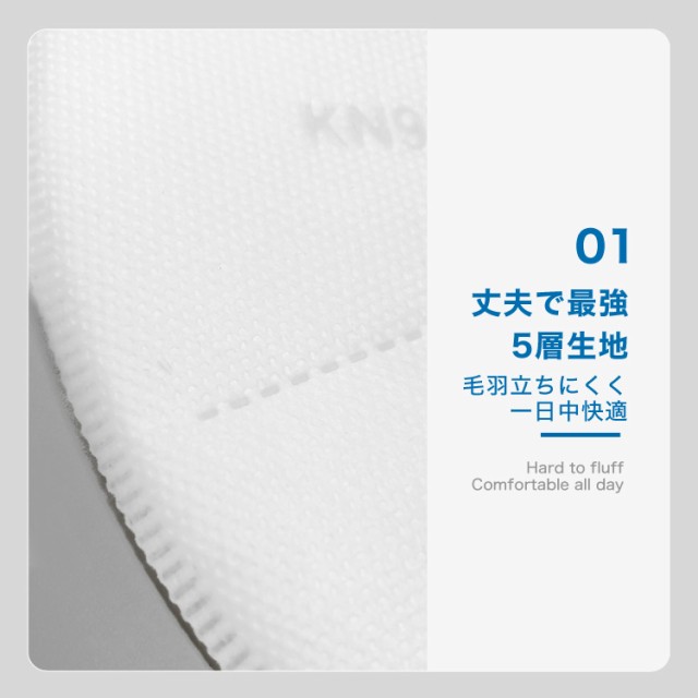 KN95マスク 200枚 マスク 平ゴム KN95 N95マスク同等 5層構造 使い捨てマスク 不織布マスク 使い捨て 白 立体マスク 女性用 男性用 - 1