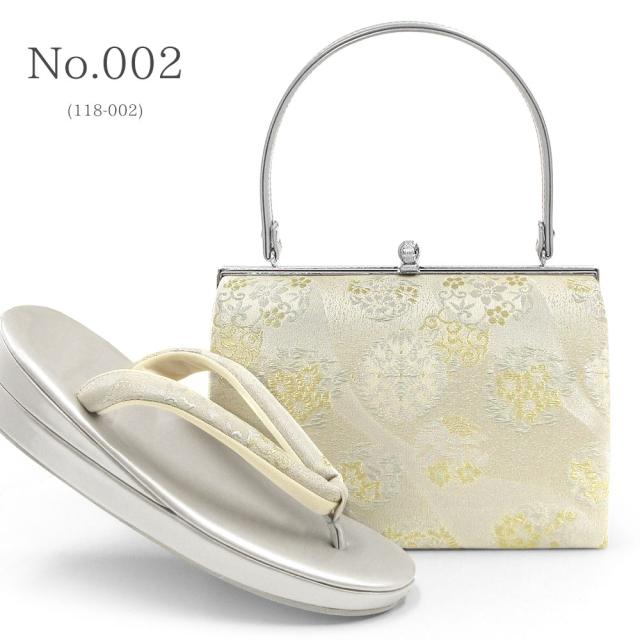 草履バッグセット 留袖 草履 バッグ セット バッグセット 草履バッグ アールヌーヴォー 草花模様 礼装 黒留袖 M L LL フリーサイズ 小さいサイズ 大きいサイズ 金 淡金 結婚式 披露宴 入学式 卒業式 お宮参り フォーマル_7
