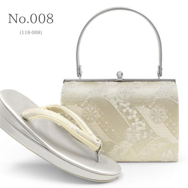 草履バッグセット 留袖 草履 バッグ セット バッグセット 草履バッグ アールヌーヴォー 草花模様 礼装 黒留袖 M L LL フリーサイズ 小さいサイズ 大きいサイズ 金 淡金 結婚式 披露宴 入学式 卒業式 お宮参り フォーマル_13