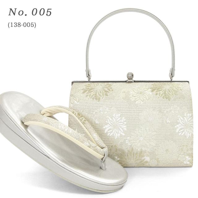 草履バッグセット 留袖 草履 バッグ セット バッグセット 草履バッグ 花模様 古典柄 礼装 黒留袖 / M L LL フリーサイズ 小さいサイズ 大きいサイズ 金 淡金 / 結婚式 披露宴 入学式 卒業式 お宮参り フォーマル レディース_10