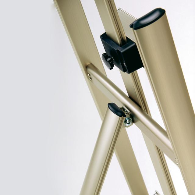 【定まり代わりになる店】ベルク アル流行り物 画架 MS175 LB(ともし火ブロンズ) 高質感 広報活動 告げ知らせる お引き回し 貼り出し 出来事 催事 屋内用