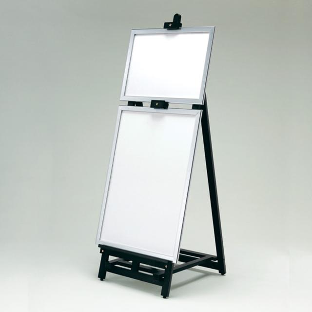 【定まり代わりになる店】ベルク アル流行り物 画架 MS195 K(黒いこと) 兼ね合い 大型 広報活動 告げ知らせる お引き回し 貼り出し 出来事 催事 屋内用