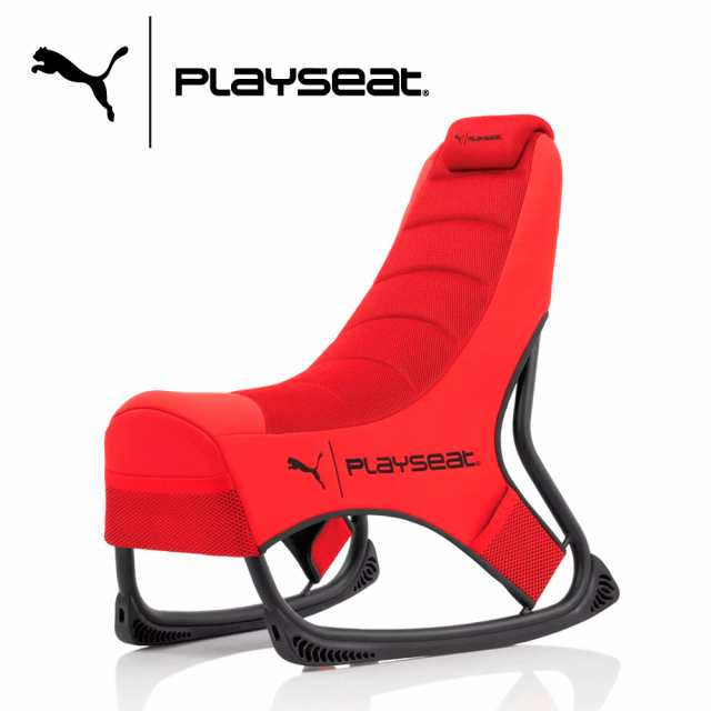 Playseat プレイシート PUMA Active Gaming Seat ゲーミングシート 通気性素材 脚部のゴム製の滑り止め 1年保証 輸入品 Red【レッド】