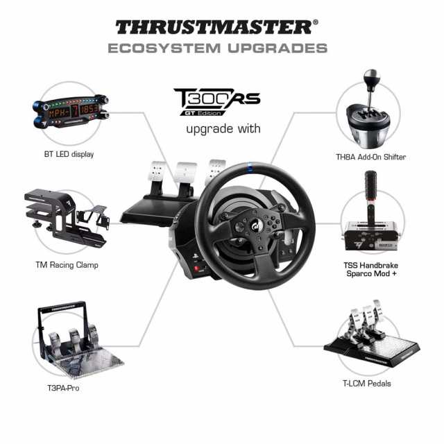 Thrustmaster スラストマスター T300RS GT Edition レーシングホイール ステアリングコントローラー PS5 / PS4 /  PS3 / PC 対応 1年保証 ｜au PAY マーケット