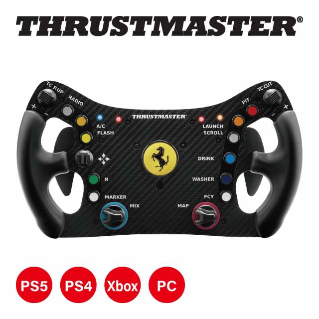 Thrustmaster Ferrari 488 GT3 Wheel Add-On ハンドルコントローラー ステアリングホイール PC/PS5/PS4/Xbox 対応 1年保証 輸入品