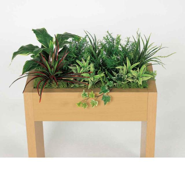 ボックスパーテーション パーテーション フェイクグリーン 人工観葉植物 600×750×300 【正規代理店】 ベルク グリーンパーテーション 間仕切り 人工植物 人工樹木 造花 空間演出 オフィス クリニック エントランス 店舗 受付 インテリア 国産 屋内用 BELK GreenMode GR2230_1