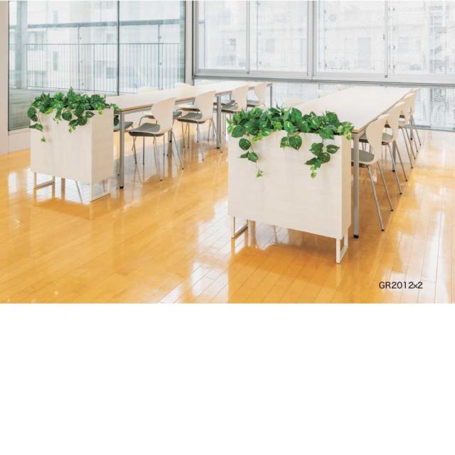 BOXプランター パーテーション フェイクグリーン 人工観葉植物 850x950x400 グリーンパーテーション 【正規代理店】 ベルク 間仕切り 人工植物 人工樹木 造花 空間演出 オフィス クリニック エントランス 店舗 受付 インテリア 国産 屋内用 BELK GreenMode GR2010_8