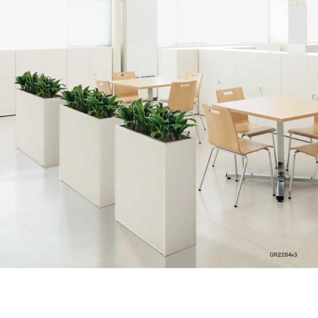 BOXプランター パーテーション フェイクグリーン 人工観葉植物 300×1090×300 グリーンパーテーション 【正規代理店】 ベルク 間仕切り 人工植物 人工樹木 造花 空間演出 オフィス クリニック エントランス 店舗 受付 インテリア 国産 屋内用 BELK GreenMode GR2292_4