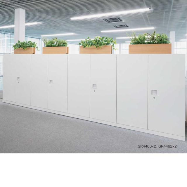 卓上パーテーション フェイクグリーン 1100×400×400 木目 薄型 スリム 省スペース 人工観葉植物 人工植物 【正規代理店】 ベルク デスクパーティション 卓上間仕切りポット 卓上ポット インテリア 造花 オフィス クリニック 受付 デスク BELK GreenMode 国産 屋内用 GR4465_5