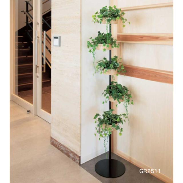 装飾プランター パーテーション フェイクグリーン 人工観葉植物 450×1300×450 【正規代理店】 ベルク キューブ 4本のアイアン脚 間仕切り 人工樹木 造花 空間演出 オフィス クリニック エントランス 店舗 受付 インテリア 国産 屋内用 BELK GreenMode GR2522_5