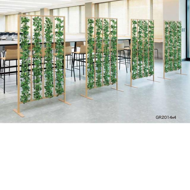 パーテーション フェイクグリーン 人工観葉植物 921×1600×400 パネルパーテーション グリーンパーテーション 【正規代理店】 ベルク 間仕切り 人工植物 人工樹木 造花 空間演出 オフィス クリニック エントランス 店舗 受付 インテリア 国産 屋内用 BELK GreenMode GR2273_4