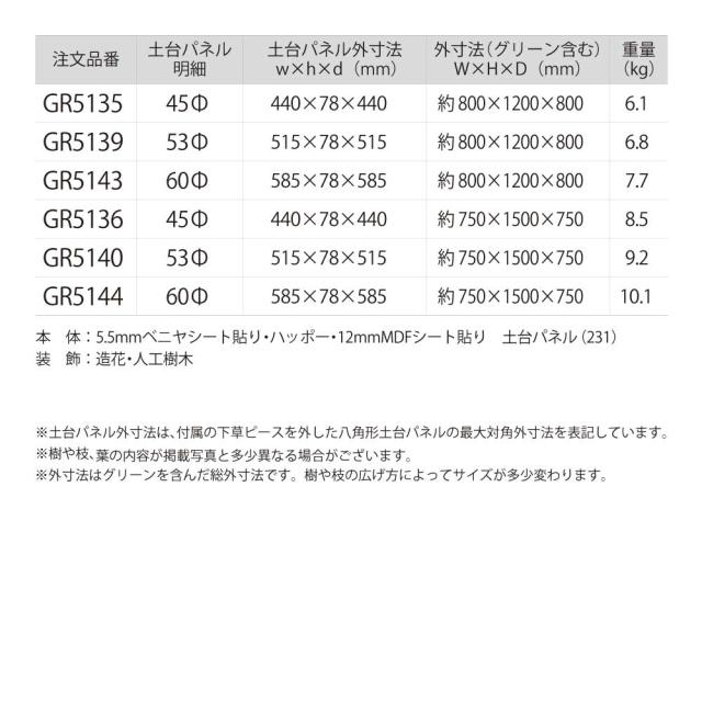 テーブル樹木 800×1200×タイプ 樹木パーテーション 人工樹木 パーテーション パーティション 【正規代理店】 ベルク 癒し フェイクグリーン 人工観葉植物 造花 装飾 インテリア BELK GreenMode グリーンモード 屋内用 国産 GR5135_5