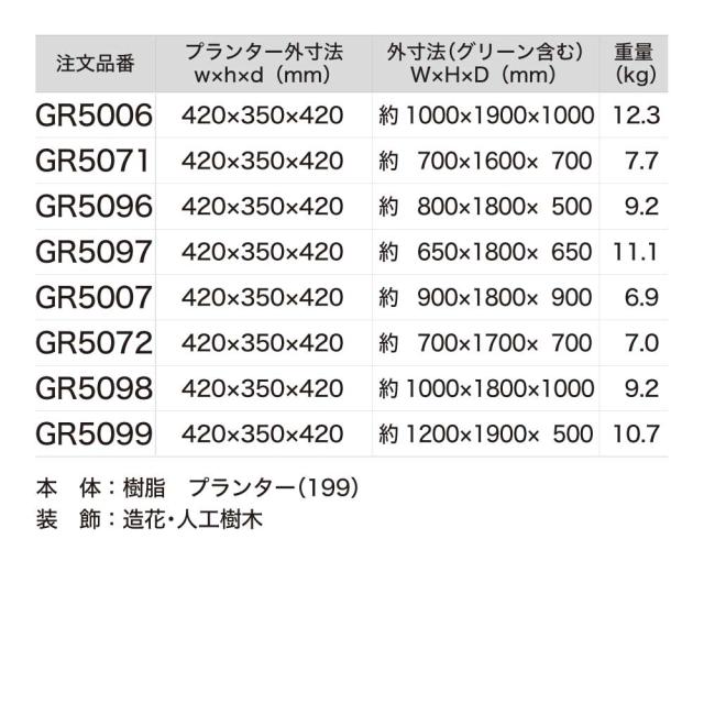 樹木プランター パーテーション フェイクグリーン 人工観葉植物 900×1800×900 【正規代理店】 ベルク 丸鉢 間仕切り 人工樹木 造花 シェフレラ 空間演出 オフィス クリニック エントランス ロビ 店舗 受付 インテリア 国産 屋内用 BELK GreenMode GR5007_2