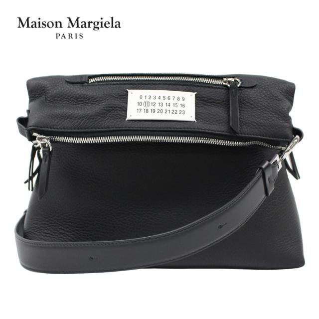 Maison Margiela メゾン マルジェラ SB1WG0003 P4746 T8013 ショルダーバッグ 5AC ハンドバッグ クラッチバッグ 3WAY 肩掛け 斜め掛け レザー 本革 メンズ レディース ブラック 黒 プレゼント ギフト 通勤 通学 送料無料の通販は