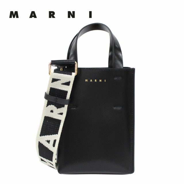 MARNI マルニ MUSEO NANO ミュゼオ ナノ SHMP0050U0 LV639 00N99 ショルダーバッグ 斜め掛け 肩掛け 黒 ブラック レディース プレゼント