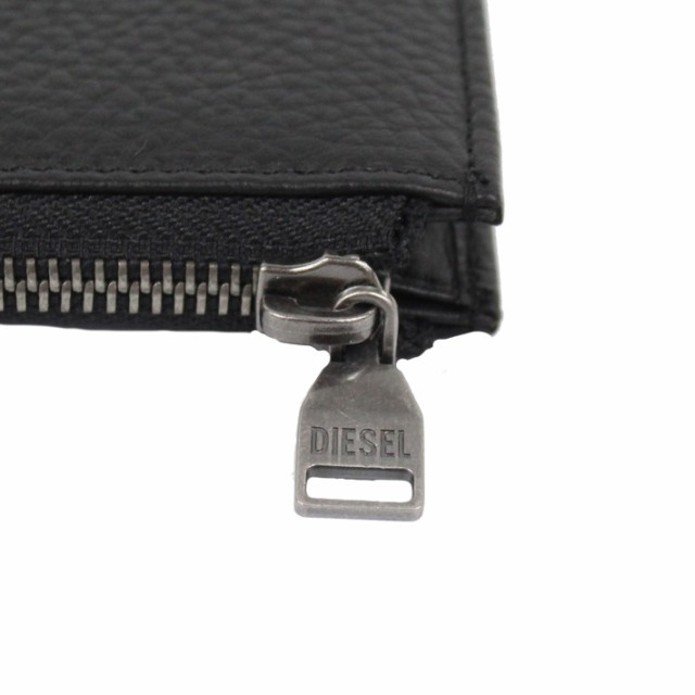 DIESEL ディーゼル Key Pouch コインケース 小銭入れ 財布 ICカード パスケース メンズ レディース ブラック  X09359-PR013-T8013 レザー ｜au PAY マーケット