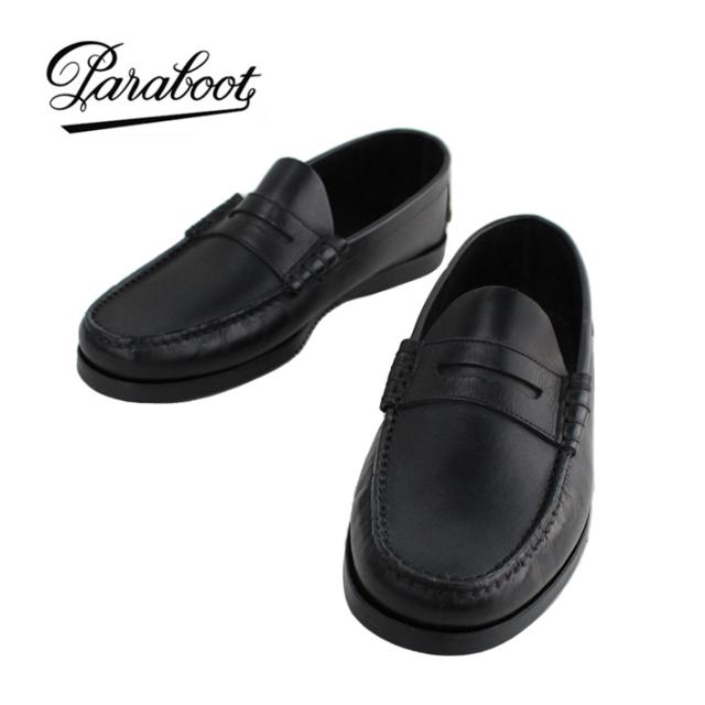 Paraboot パラブーツ CORAUX コロー 靴 革靴 ローファー ビジネスシューズ 短靴 メンズ 093612 ブラック プレゼント ギフト 通勤 通学 送料無料の通販は