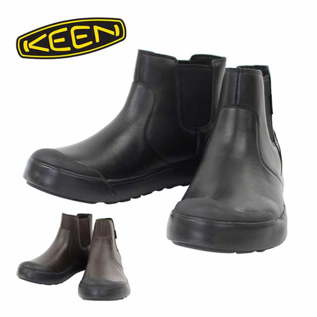 KEEN キーン ELENA CHELSEA BOOTS WP エレナ チェルシー ブーツ シューズ 靴 ショートブーツ サイドゴア レディース ブラック 黒 ブラウ