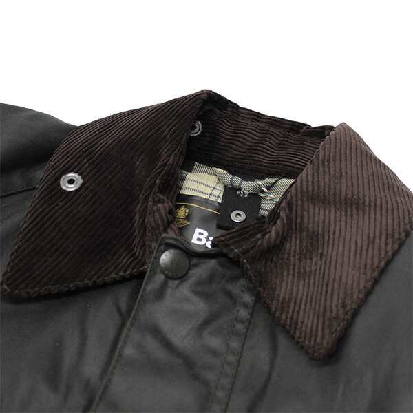 Barbour バブアー BEDALE WAXED COTTON ビデイル ワックスドコットン オイルジャケット コート ロゴ刺繍 撥水 セージ  メンズ ブラック ネ｜au PAY マーケット