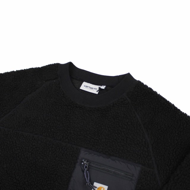 Carhartt WIP カーハート WIP PRENTIS SWEATSHIRT ボア トレーナー スウェット スエット プルオーバー 長袖 メンズ  I028131 黒 ブラック