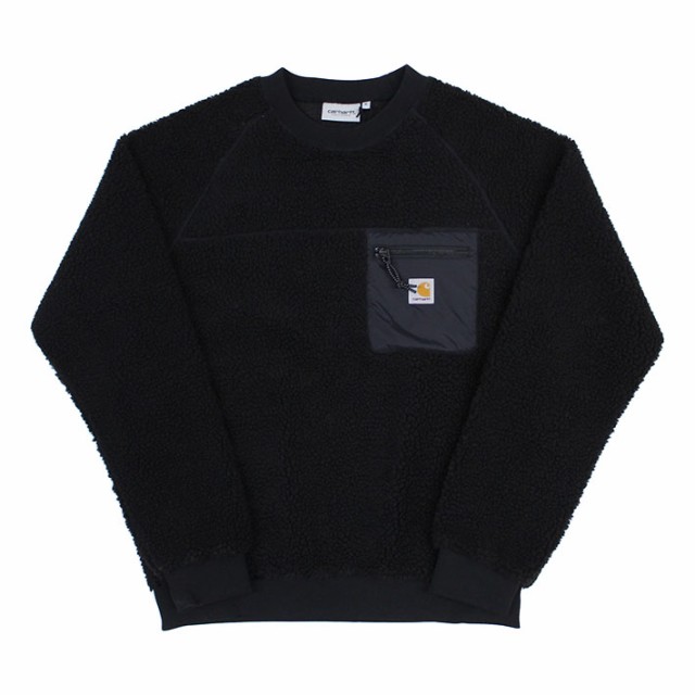 Carhartt WIP カーハート WIP PRENTIS SWEATSHIRT ボア トレーナー スウェット スエット プルオーバー 長袖 メンズ  I028131 黒 ブラック