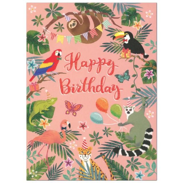 バースデーカード どうぶつたち B250 219 Chikyu Greetings ラメ加工を使った二つ折り誕生日カード Birthday Card グリーティングカード の通販はau Pay マーケット 芦屋の文房具店 あしや堀萬昭堂