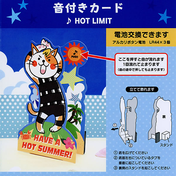 グリーティングカード 多目的 夏カード ライト付きメロディカード 花火と夏祭り S4263 サンリオ 立体カード ミュージック ポップアップ の通販はau Pay マーケット 芦屋の文房具店 あしや堀萬昭堂