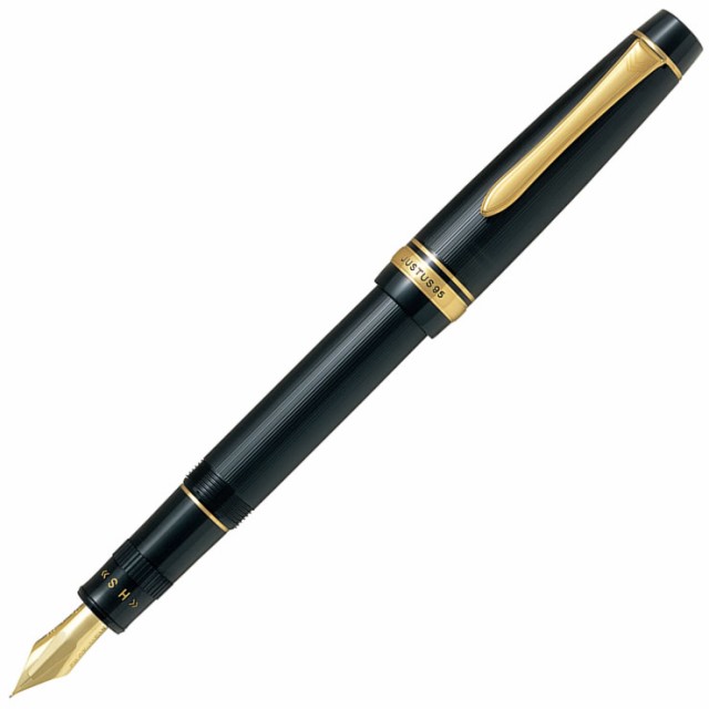 PILOT パイロット 万年筆 ジャスタス95 ネットブラック FJ-3MR-NB