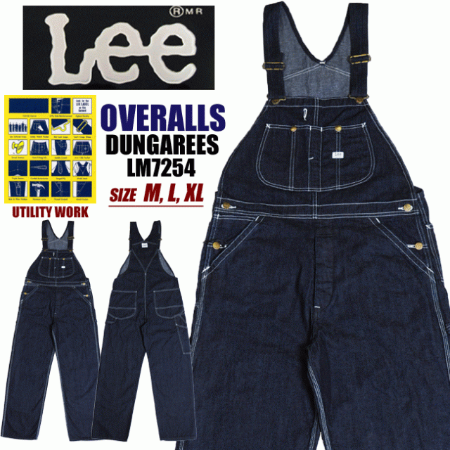 送料無料 Lee リーlm7254 ダンガリース オーバーオールメンズ Lee Leeの通販はau Pay マーケット ジーンズ専門店ｂａｓｉｓ