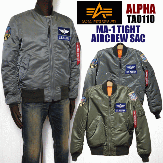 送料無料 Alpha アルファta0110 Ma 1 Tight Aircrew Sacメンズ 中綿ブルゾン Ma 1 タイト Alphaの通販はau Pay マーケット ジーンズ専門店ｂａｓｉｓ