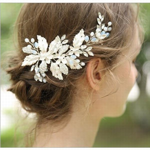 ヘッドドレス 髪飾り ボタニカル 小枝 リーフ ヘアアクセサリー ウェディング 和装 着物 レディース 髪留め 振袖 結婚式 フォーマル ブラの通販はau Pay マーケット エミル