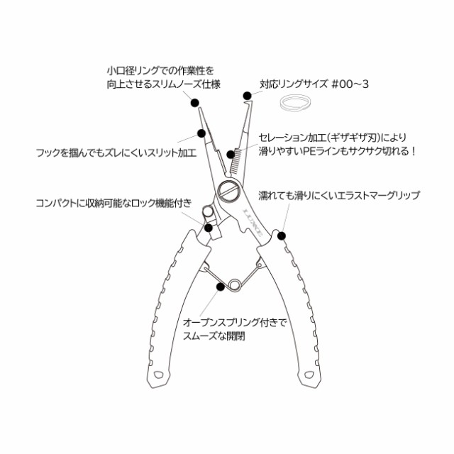 ラグゼ マイクロスプリットリングプライヤー LE126の通販はau PAY マーケット つりくら au PAY マーケット－通販サイト