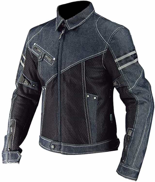 メッシュジャケット バイク 夏 バイクジャケット プロテクター取り外し可能 ライダースジャケット メンズ 保護力 通気性 春夏秋用の通販は