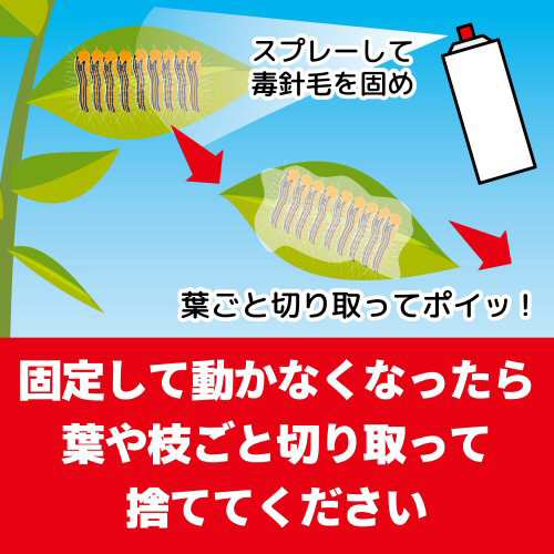 チャドクガ 駆除 防除剤 チャドクガ毒針毛固着剤 180ml 3本 毛虫 退治 飛散防止の通販はau Pay マーケット Mushiyoke ムシヨケ Au Pay マーケット店