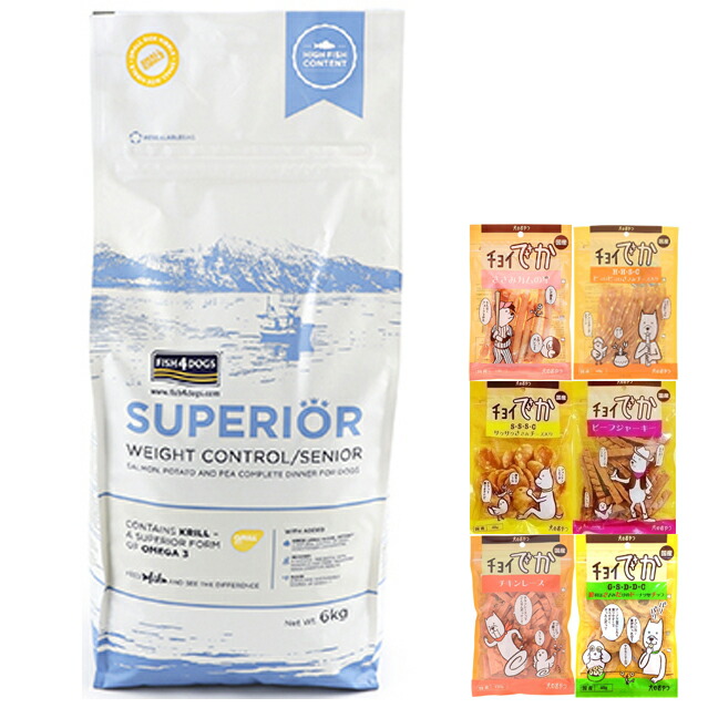 フィッシュ4 ドッグ スーペリア ウェイトコントロール 6kg【正規