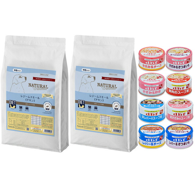 ナチュラルハーベスト レジームスモール チキン 5.5kg 2袋【デビフ85g缶詰 1缶プレゼント】