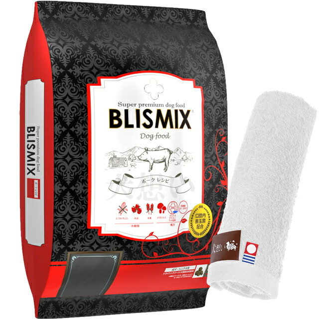 ブリスミックス ポーク 小粒 6kg【犬想いオリジナル今治ハンドタオルプレゼント】【タオルカラー ホワイト】【正規品】の通販は