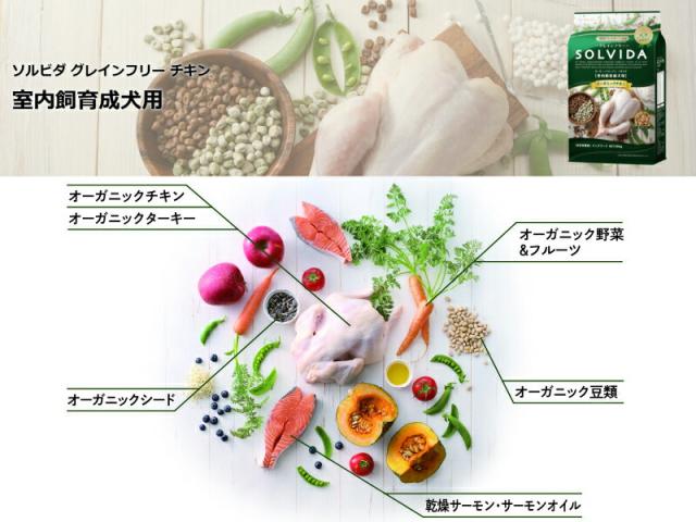 ソルビダ グレインフリー チキン 成犬用 3.6kg【犬想いオリジナルセット 】【デビフ150g缶詰 1缶プレゼント】_2