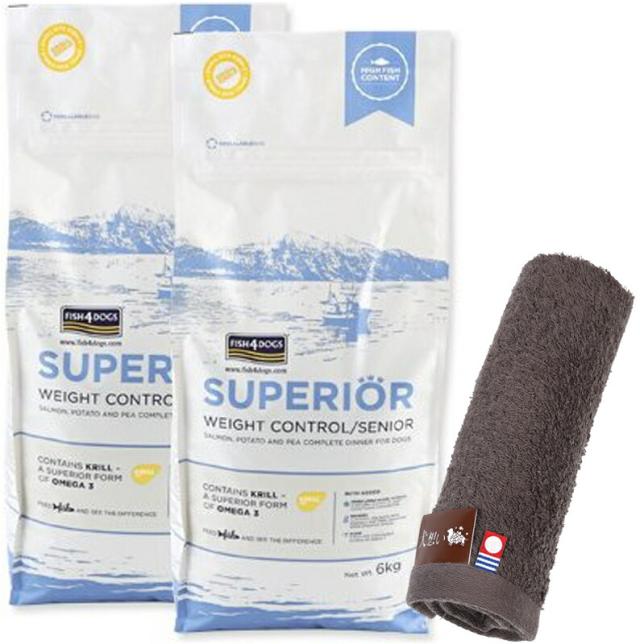 スーペリア アダルト ( 6kg*2袋セット )/ FISH4DOGS FISH4DOGS スーペリア ウェイトコントロール 12kg（6kg×2袋）の通販