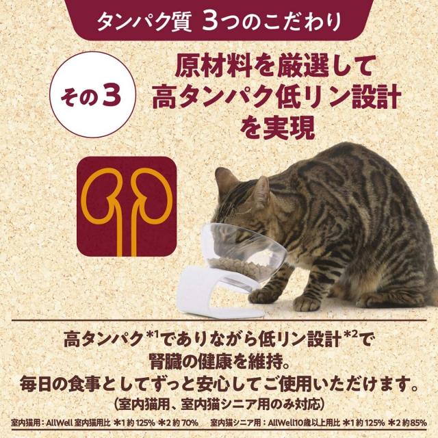 フィジカライフ (Physicalife) 室内猫シニア用 10歳頃〜 チキン入り 1.8kg 2個セット【犬想いオリジナル今治ハンドタオルセット】【タオルカラー ホワイト】【正規品】_5