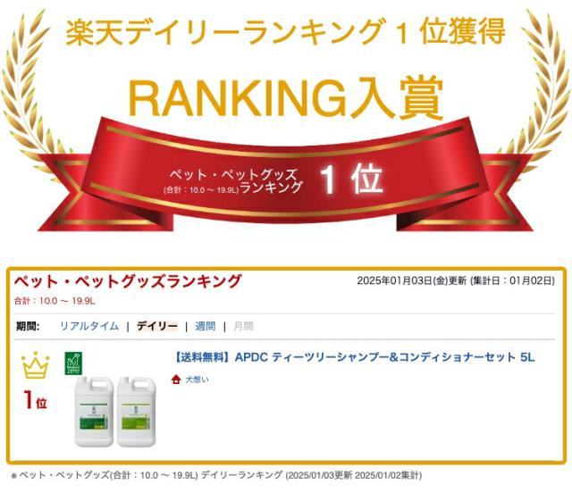APDC ティーツリーシャンプー&コンディショナーセット 5L_2