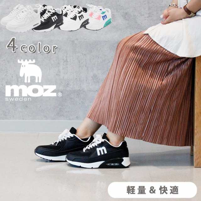 Moz モズ スニーカー レディース エア かわいい 北欧 ウォーキング エアクッション ランニング おしゃれ シンプル ローカット 人気 軽量の通販はau Pay マーケット E Chowk