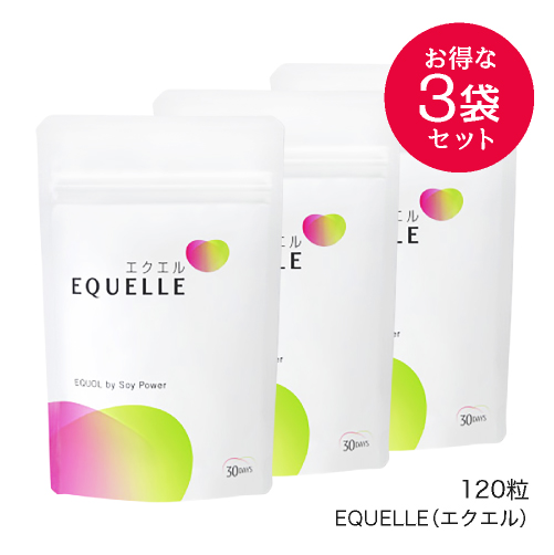 エクオール 大塚製薬 エクエル パウチ 120粒 3個 正規品 健康食品 エクオールサプリメント 3袋 大塚製薬エクオール フェムケア EQUELLE えくおーる 大豆イソフラボン サプリ サプリメント メール便
